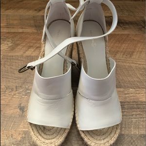 Treasure and Bond white wedges
